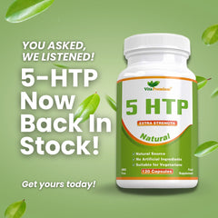 Enhance Your Mood and Sleep with VitaPremium 5-HTP Supplement