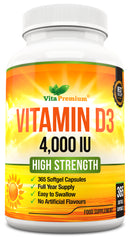 Vitamin D 4,000 IU, Maximum Strength