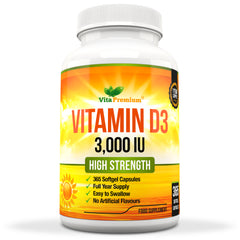 Vitamin D 3,000 IU, High Strength