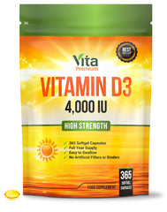 Vitamin D 4,000 IU, Maximum Strength