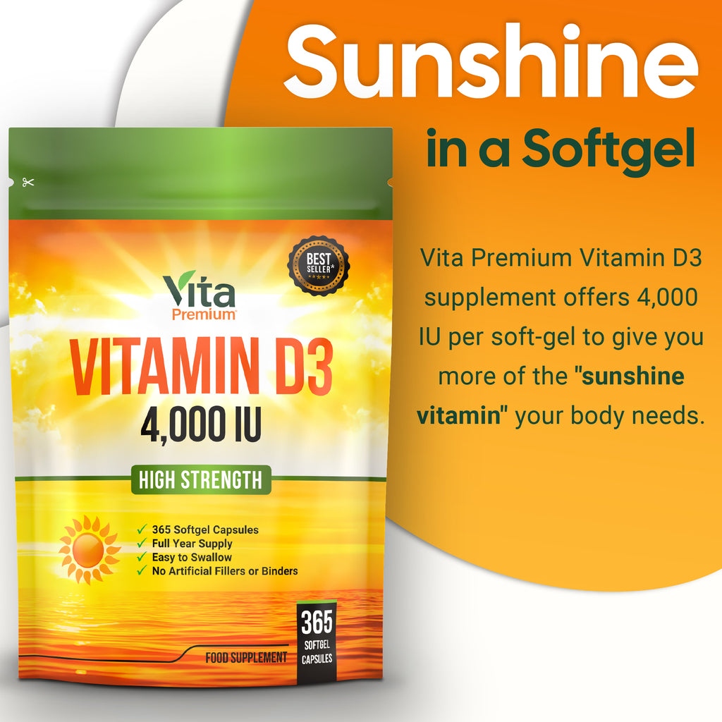 Vitamin D 4,000 IU, Maximum Strength