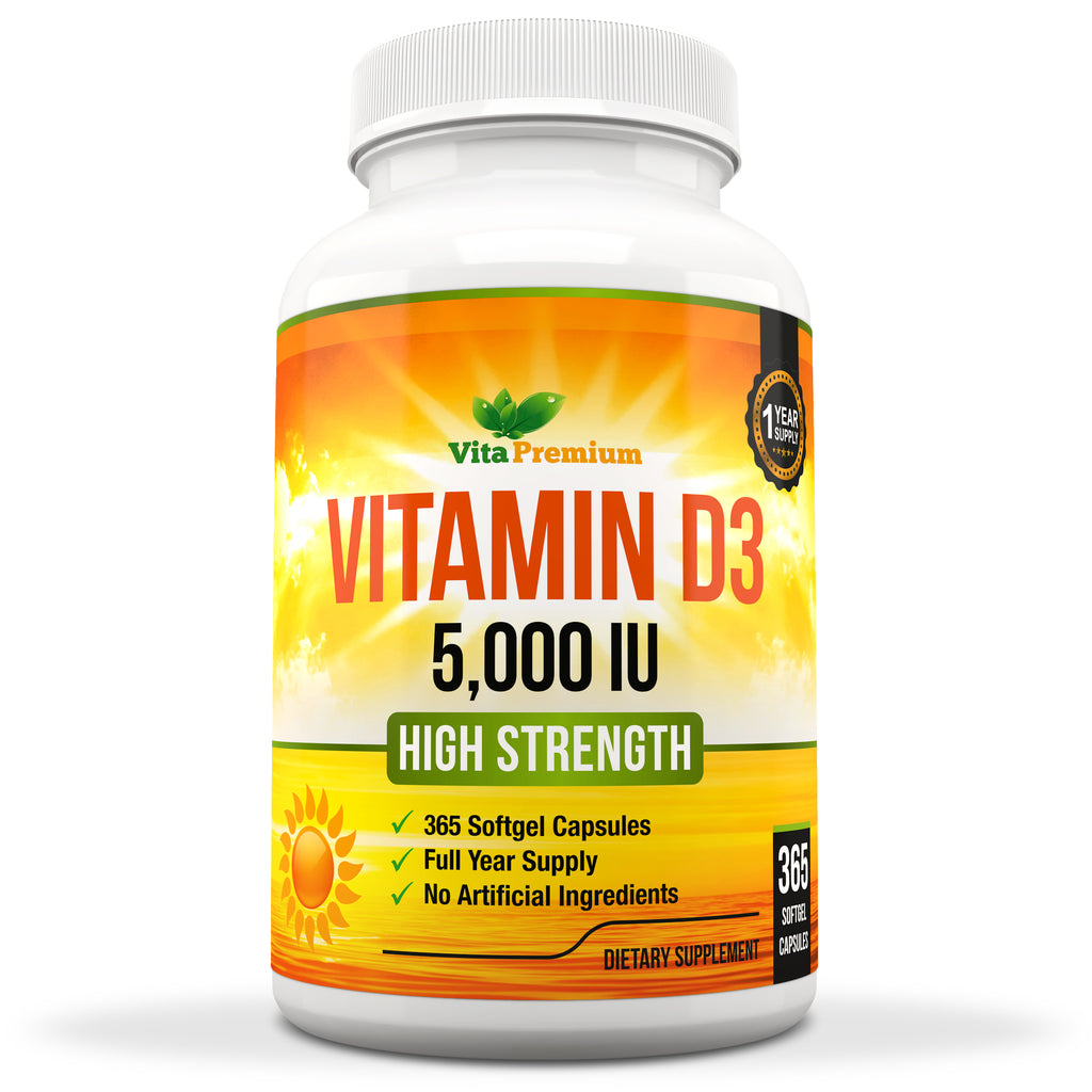 Vitamin D 5,000 IU, Maximum Strength