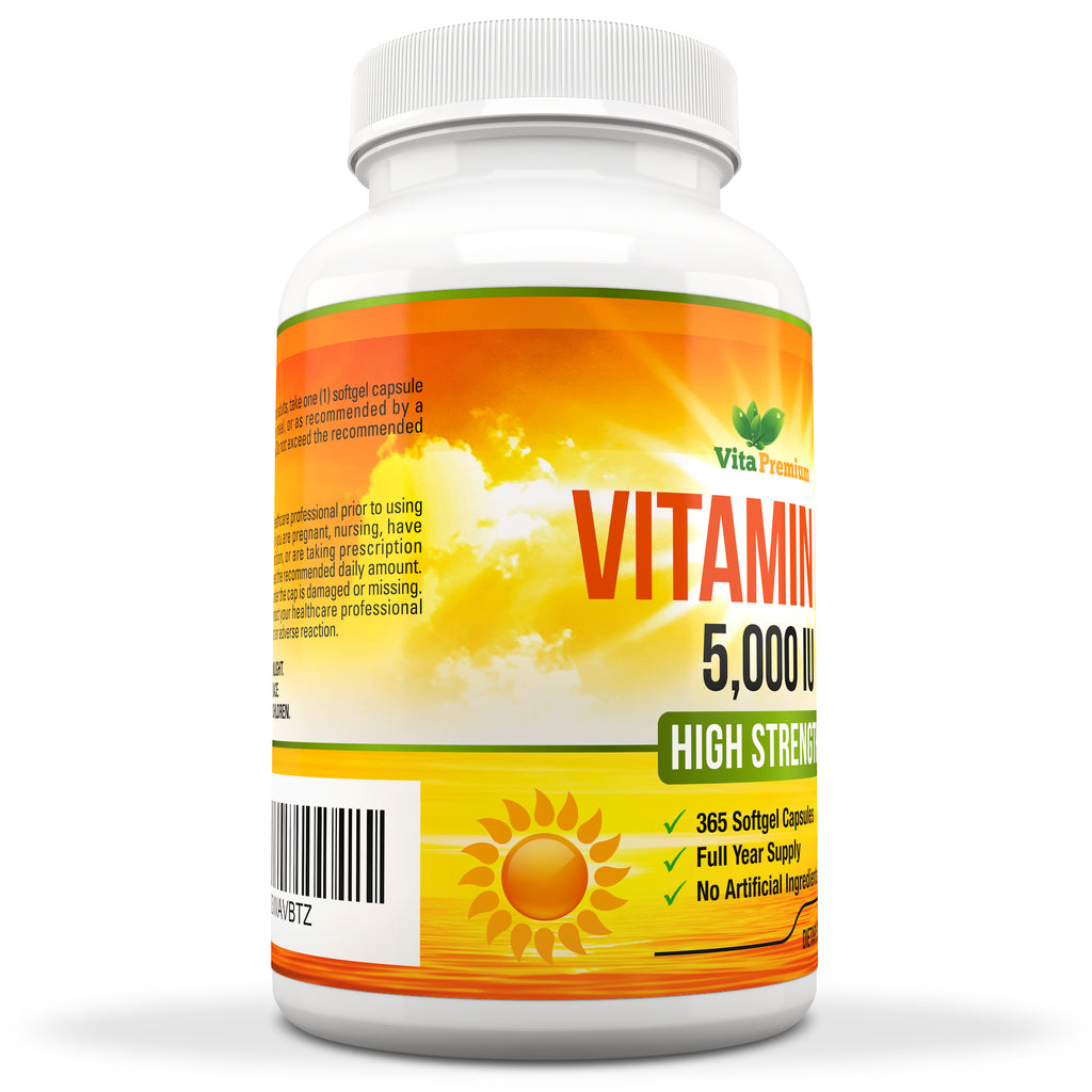 Vitamin D 5,000 IU, Maximum Strength