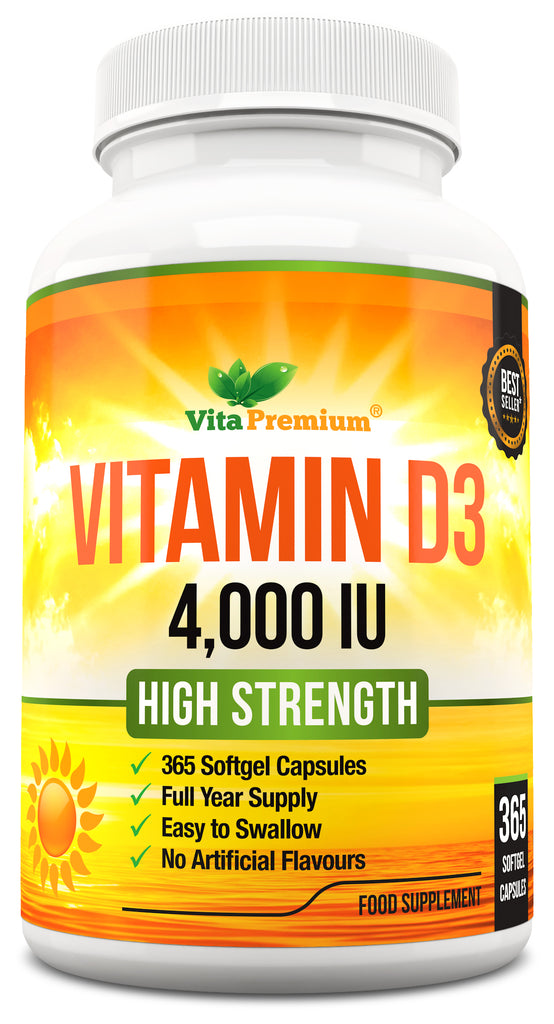 Vitamin D 4,000 IU, Maximum Strength