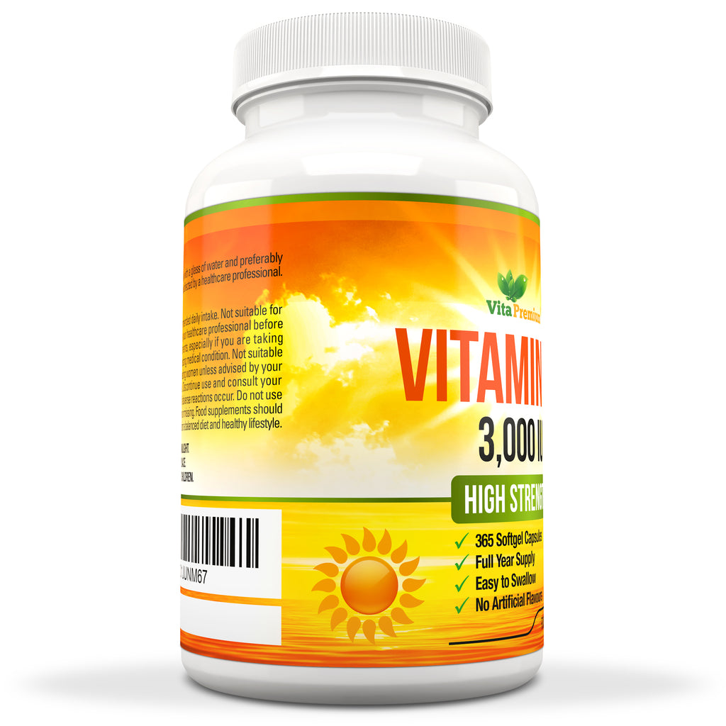 Vitamin D 3,000 IU, High Strength